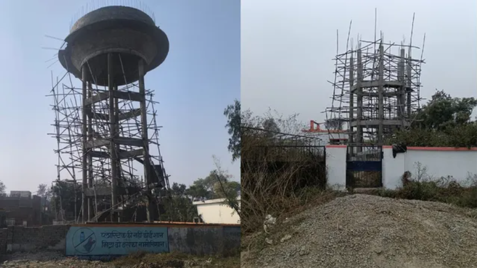 डेढ़ साल से बंद पड़ा निर्माण, बागपत के ग्रामीणों को नहीं मिल पा रहा स्वच्छ पेयजल